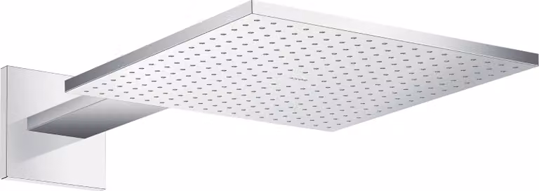 hansgrohe AXOR ShowerSolutions douche de tête de douche 300/300 1 jet, raccord mural, bras de douche 450 mm, 35314000, 35314000