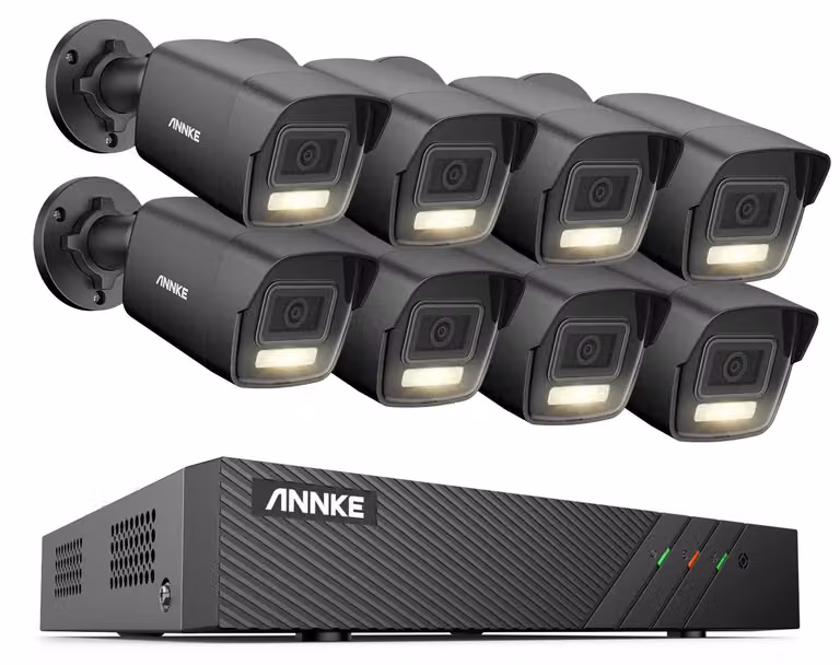 Sistema di sicurezza a 8 canali - Kit di telecamere di sicurezza CCTV - Telecamere IP per la videosorveglianza - Sistema di videosorveglianza