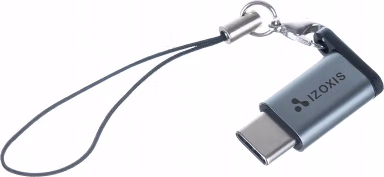 Izoxis 18933 Adattatore Micro USB 2.0 USB Type-C OTG con cordino