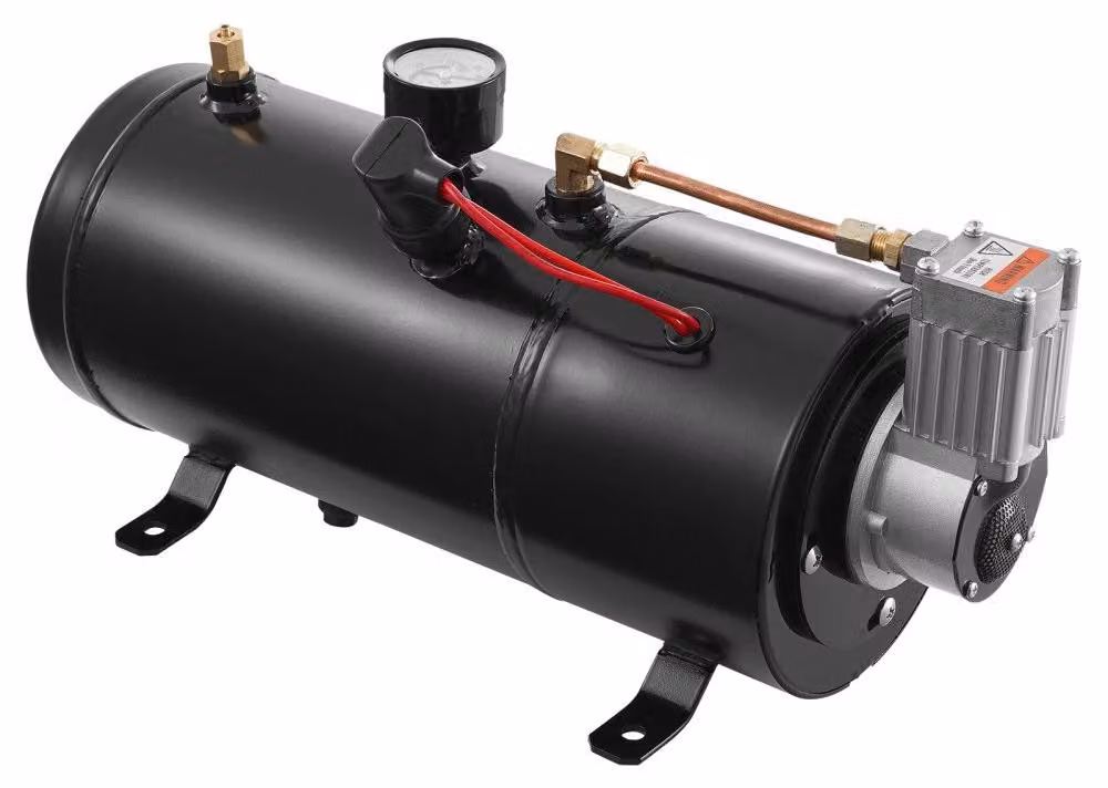 Kit compressore d'aria - 12V - Serbatoio da 3 litri - Potenza 170W - Per gonfiare pneumatici