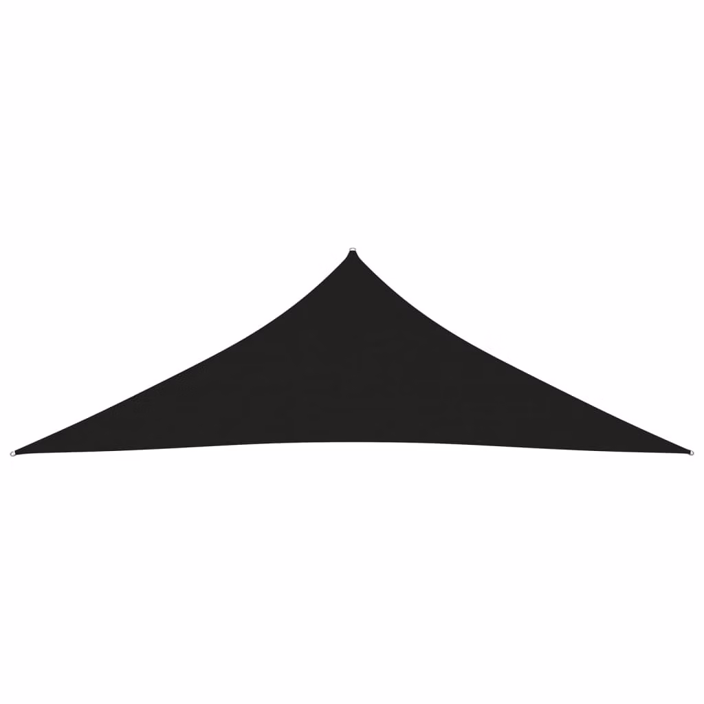 Parasole a Vela Oxford Triangolare 2,5x2,5x3,5 m Nero