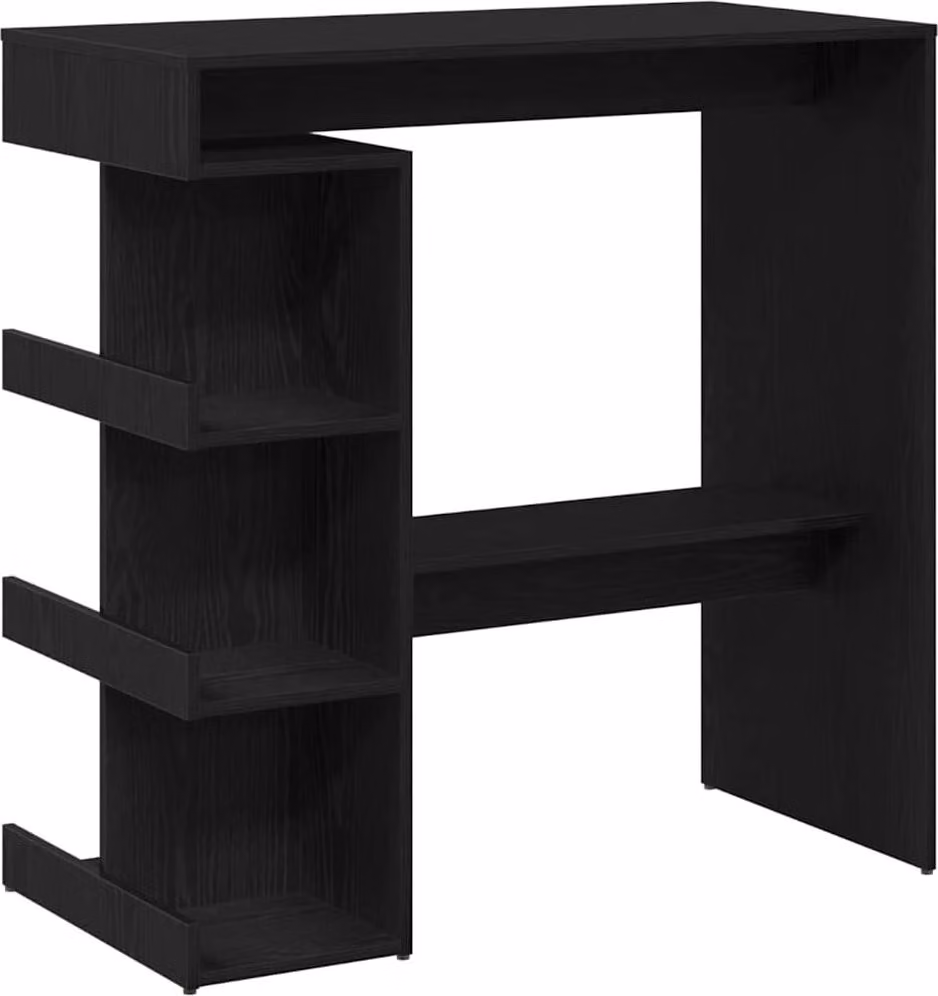 Tavolo da bar Rovere Nero 100 x 48 x 101,5 cm Legno multistrato