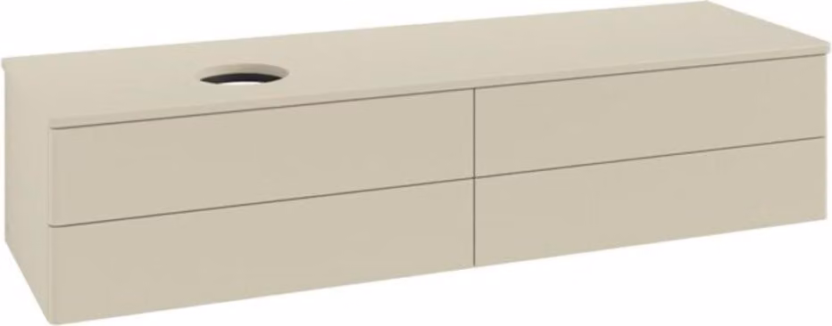 V&B Mobiletto senza struttura frontale - illuminazione Antao 160x50cm, WBP-colore Lac, si Gr m laccato