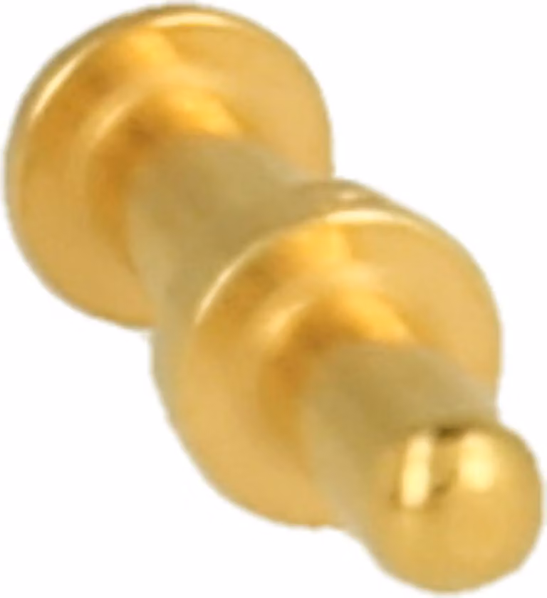 HARTING Yellok - Contatto a crimpare Perno di contatto (M) 0,5 mm² AWG20 oro, 1 pezzo Materiale lega di rame - 1 pezzo