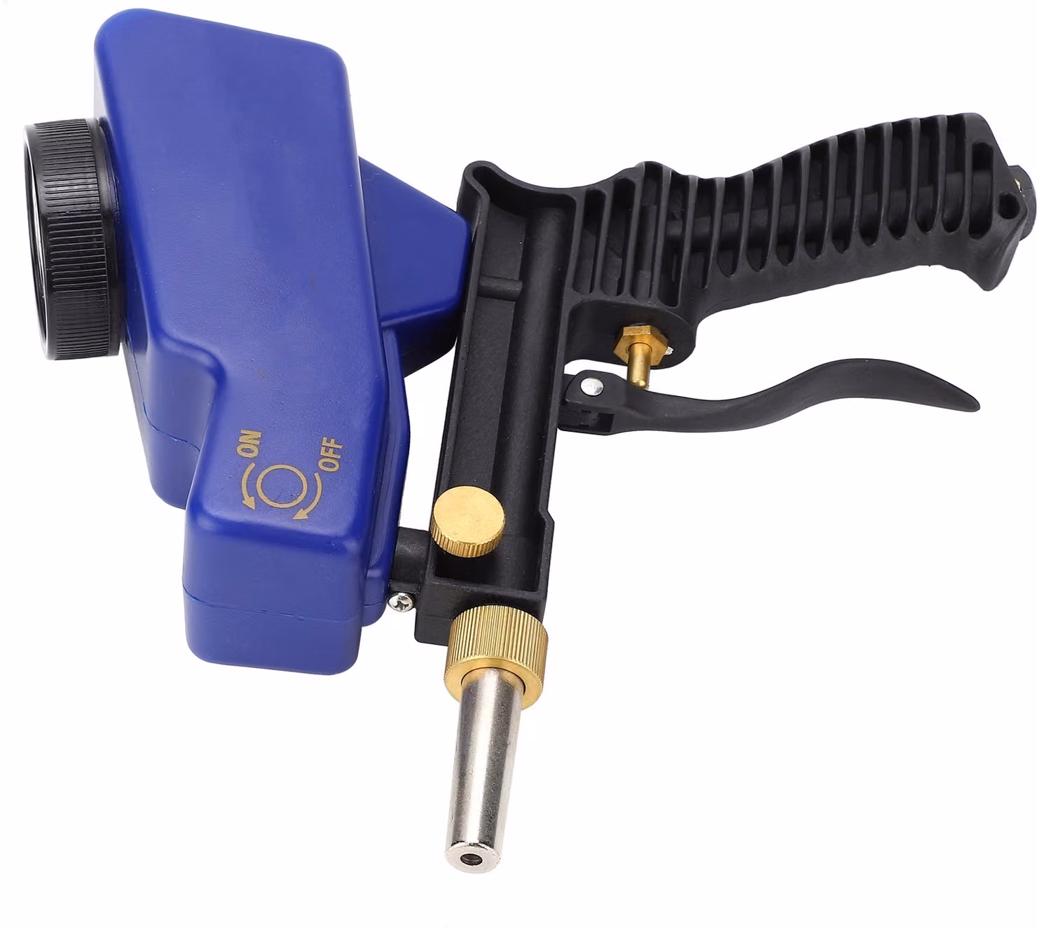 Pistola di sabbiatura con alimentazione a gravità Strumento portatile di sabbiatura ad aria compressa 70-150 PSI 6000RPM