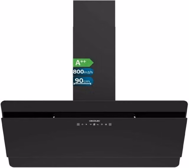 CECOTEC 02898 - Bolero Flux DT 908000 Glass Black A++