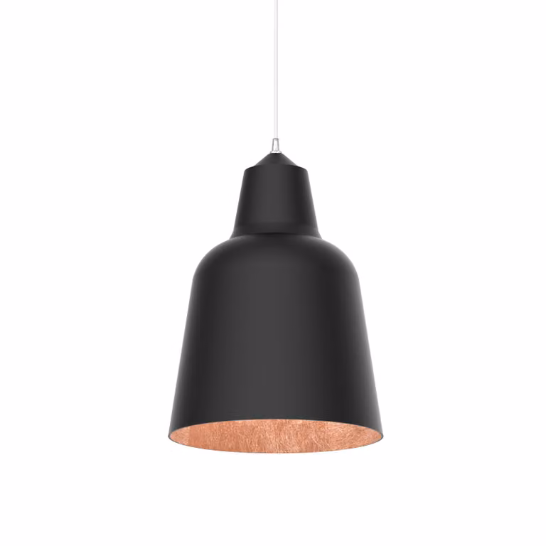 Lampada A Sospensione Dong Nera A Foglia