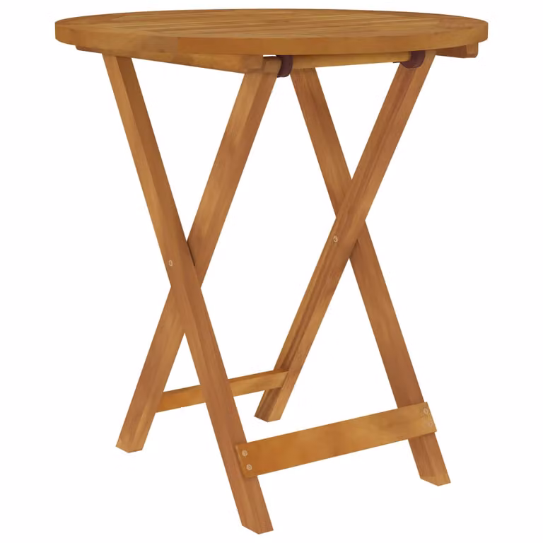 vidaXL Set da pranzo da giardino a 3 pezzi pieghevole in legno massiccio di acacia