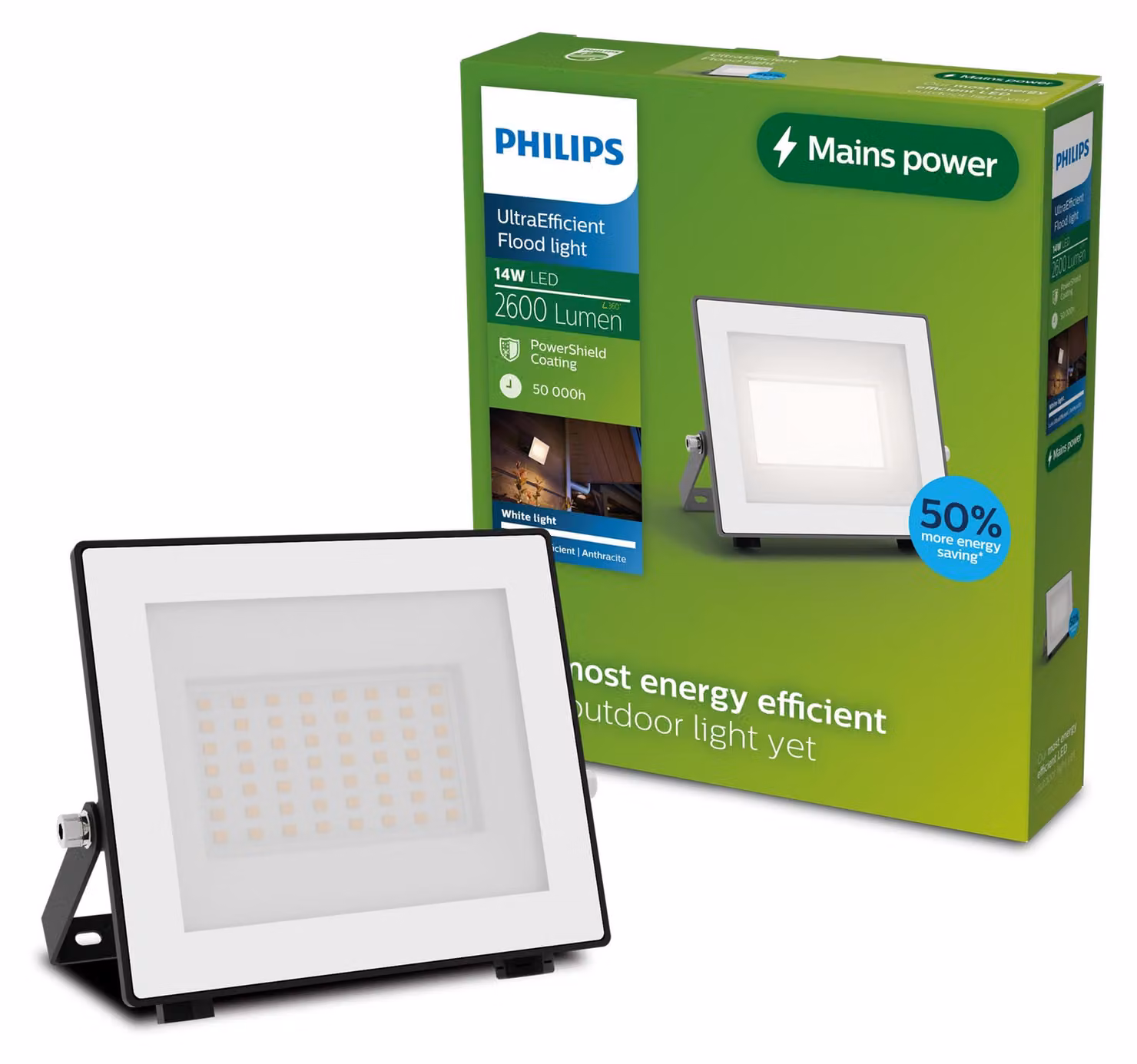 Philips Lampade da parete Lois, UE, Antracite, Metallo, IP65, I, Contemporaneo, Giardino, Terrazza