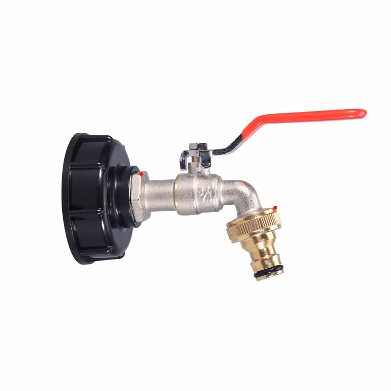 INF Rubinetto in ottone nichelato - 3/4 pollici, S60x6