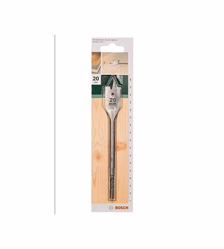 Bosch Punta Elicoidale per Legno 12mm - Argento - 150mm di Lunghezza