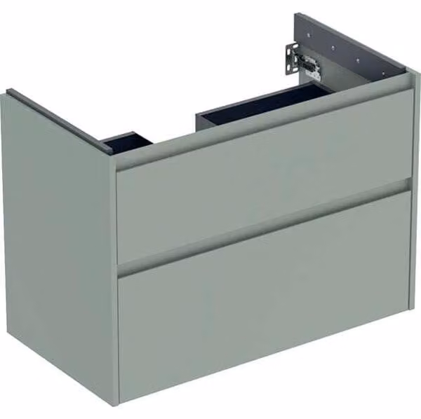 Geberit Renova Plan armoire sous lavabo, avec deux tiroirs, 84,6x60,6x44,6cm, 504.031.IK.1, 504.031.IK.1