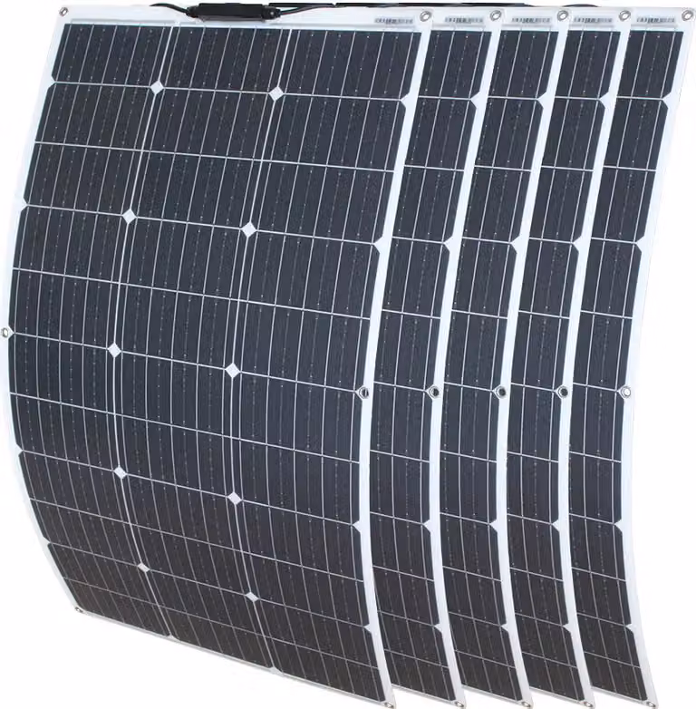 Pannello solare flessibile, potenza 100W, cella monocristallina, pannello solare 500w