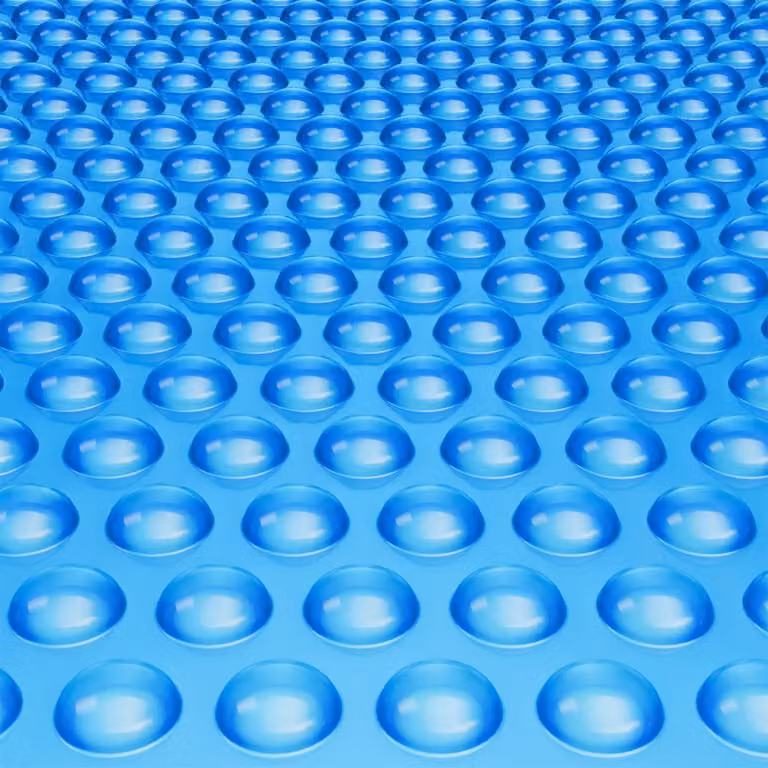 Copertura solare per piscina - 9,75x4,87m - Foglio di protezione termica per piscine - Blu - Riscaldamento solare efficiente della piscina