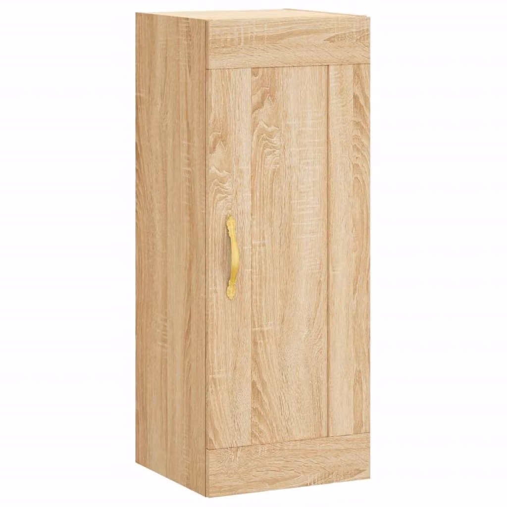 Mobile a Parete Rovere Sonoma 34,5x34x90 cm Legno Multistrato