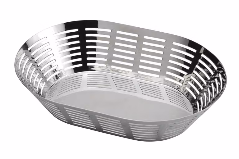 Cestino pane ovale in acciaio inox di Pintinox