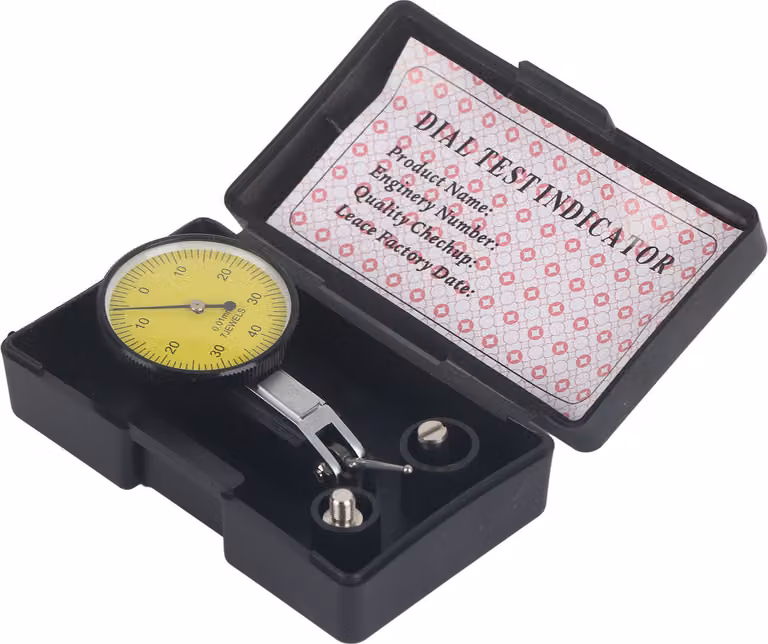 Calibro di precisione del kit di strumenti dell'indicatore di prova a leva da 0,01 mm con custodia grigia
