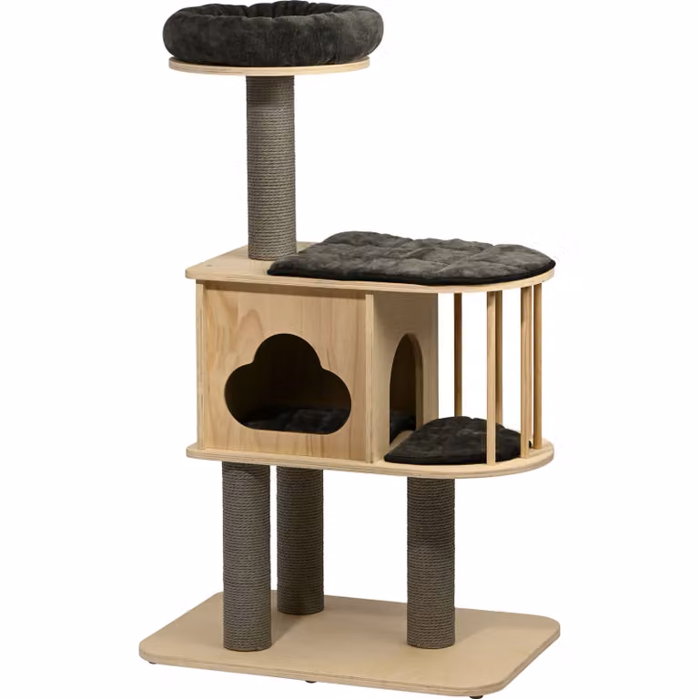 dobar albero tiragraffi per gatti grotta per gatti "Mila", circa 68x48x116 cm