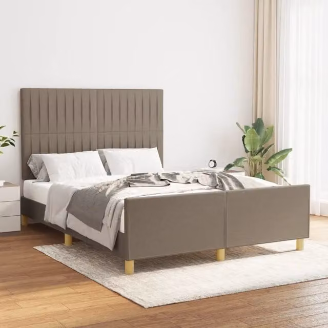 Giroletto senza Materasso Tortora 140x190 cm in Tessuto 3125215