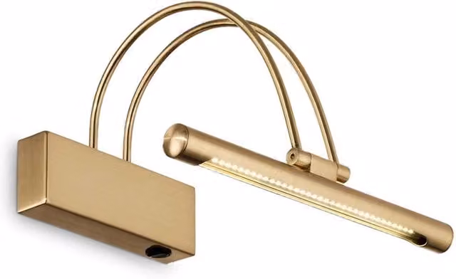 Applique Moderna Bow IDEAL LUX in Metallo Ottone con LED da 2,5W Luce Calda