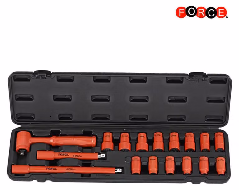 Set di chiavi a bussola FORCE con valigetta a cricchetto 3173N