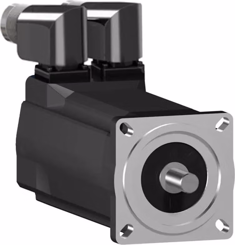 Servomotore CA Schneider Electric, SH3, 70 mm, 3,1 Nm, albero liscio IP54/IP65, monogiro 128 P/U, 2x M23 SH30703P01A2000