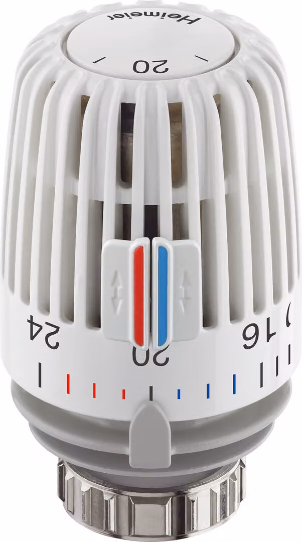 Testa termostatica Heimeier con campo di regolazione della temperatura bianco 600000600