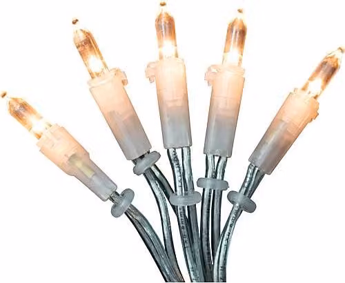 EGB LED luci fiabesche 100 LED trasparente/ambra