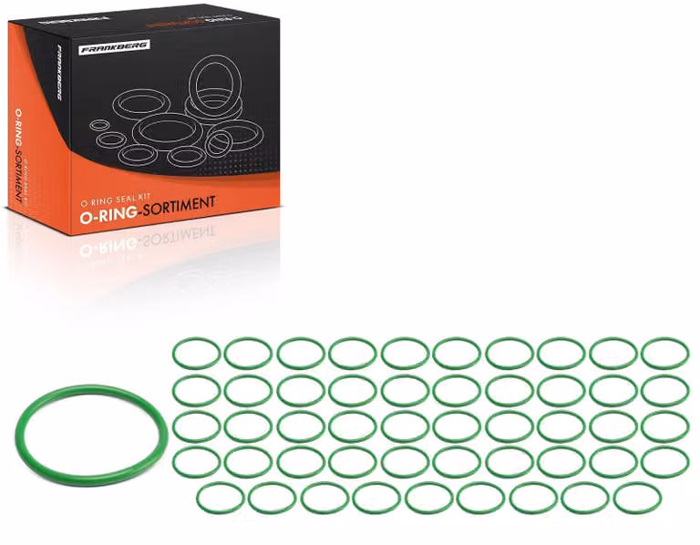 Elzusha - Kit di riparazione per condizionatori, guarnizioni O-ring in HNBR, diametro interno 37,77 mm, spessore 3,53 mm, confezione da 50 pezzi