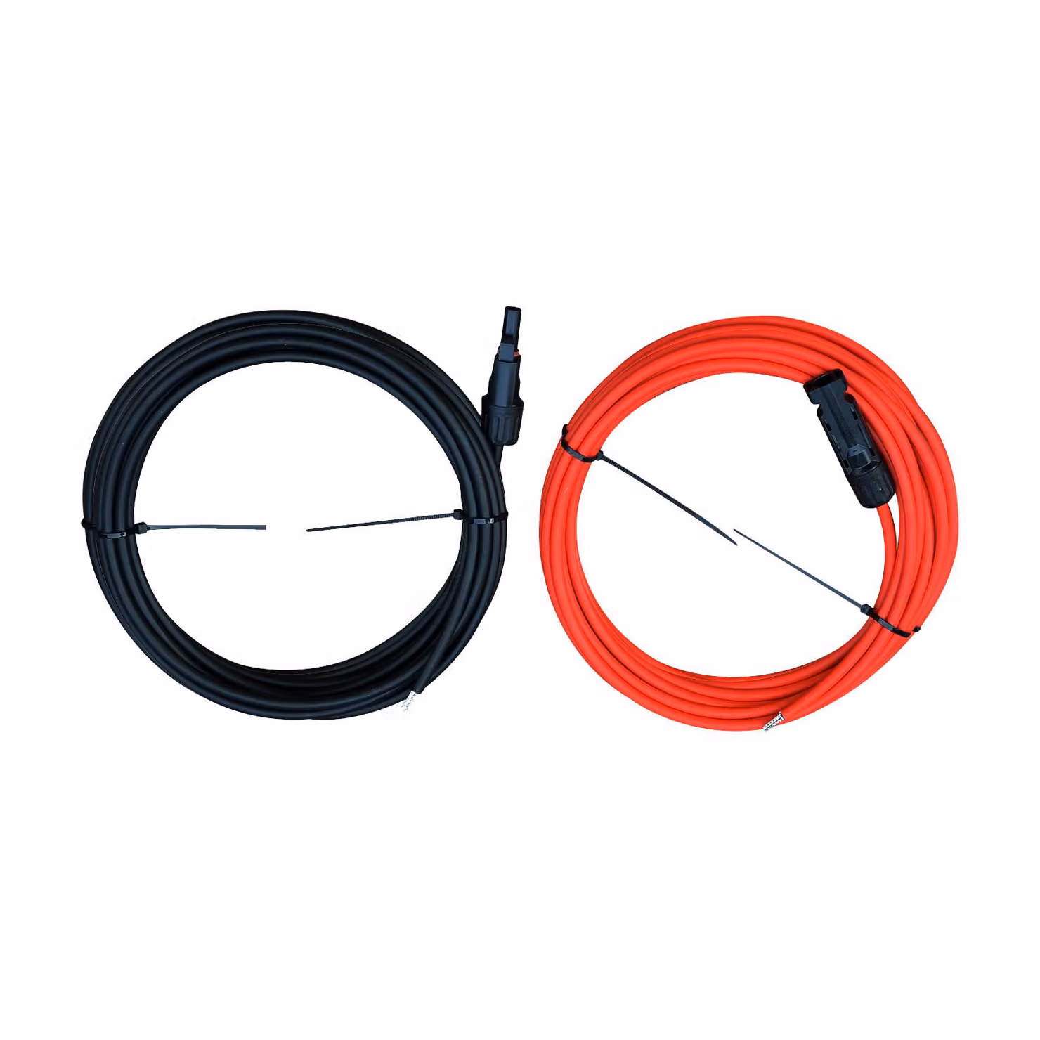 Cavo solare enjoy solar® da 5 metri, sezione 6 mm², con connettori solari, per il collegamento tra il pannello solare e il regolatore di carica, nuova versione, 0% IVA.