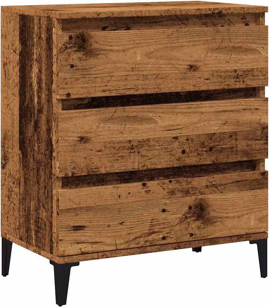 Credenza Legno Vecchio 60x35x70 cm in Legno Multistrato
