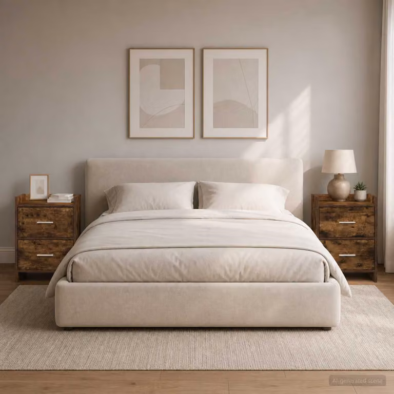 Set di 2 comodini vidaXL in legno rovere fumo, stile moderno, L 40 cm x P 30 cm x H 60 cm