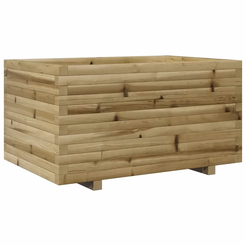 Fioriera da giardino Design Mania in legno di pino impregnato marrone L: 90 cm, P: 60 cm, H: 49,5 cm – 2