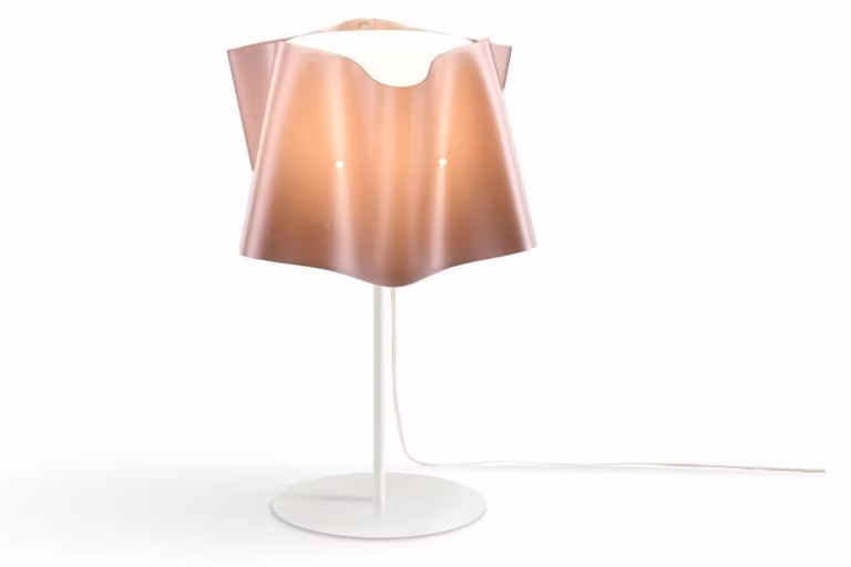 Lampada Da Scrivania-Ufficio Moderna Folio Polilux ® Rame E Metallo 1 Luce E27