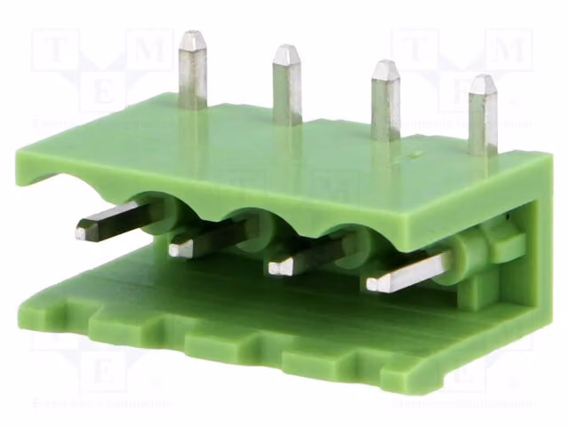 5 x profilo di fissaggio con contatto di interruzione, polarità: 5,08 mm, corsa: 4. Connettore XY2500R-C(5.08)-4PIN T