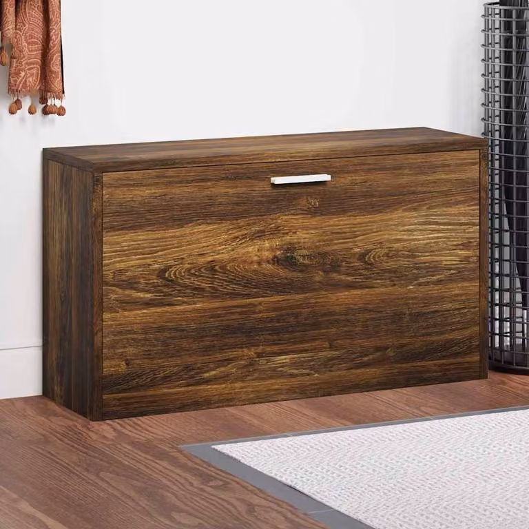 vidaXL Scarpiera Rovere Fumo 80x24x45 cm in Legno Multistrato