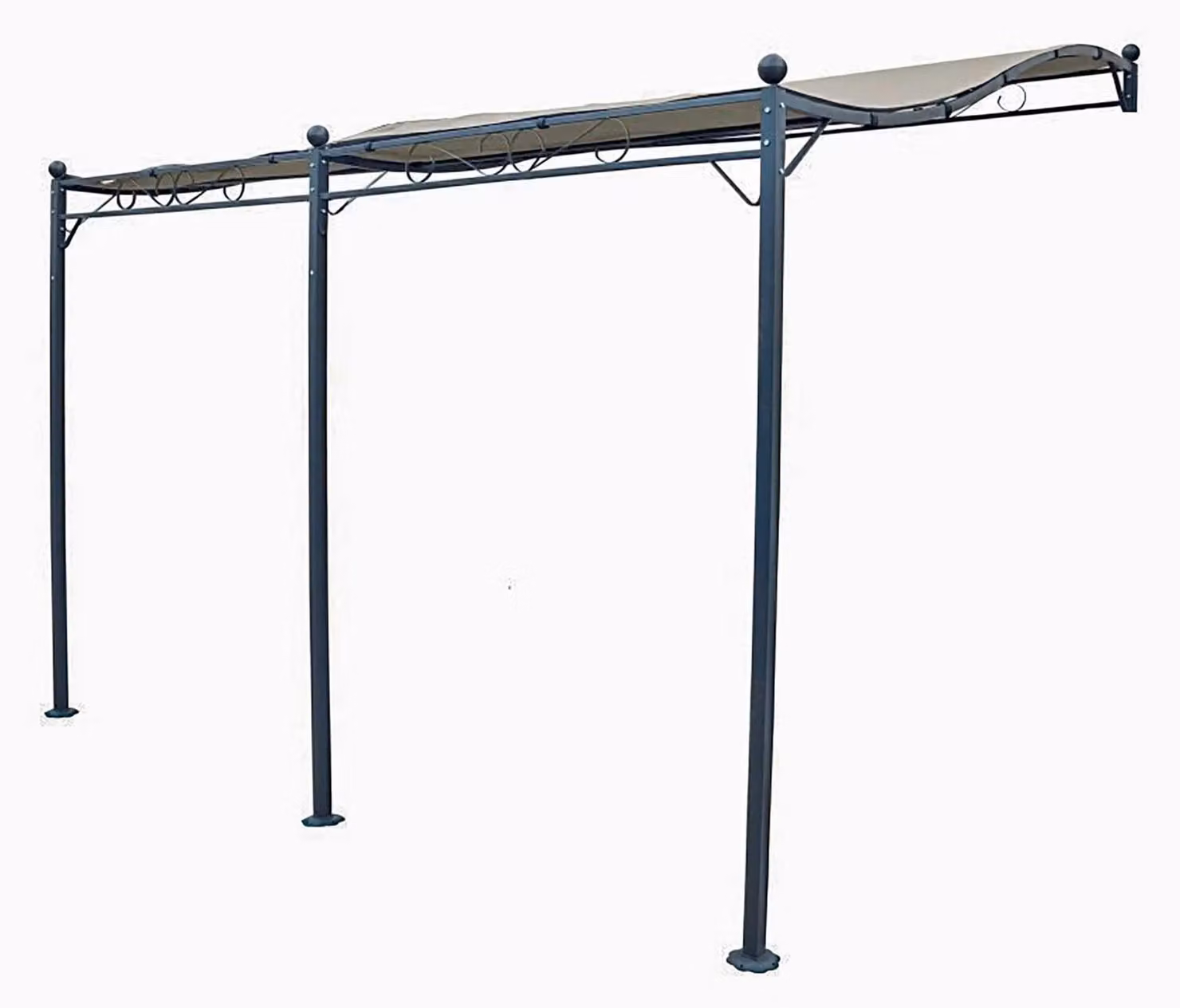 Elzusha - Telo per pergola impermeabile, 3 x 4 metri