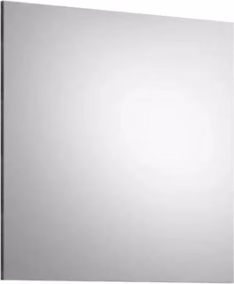 Specchio quadrato Meublorama SCOTT color argento con design moderno senza bordi L: 90 cm, H: 87 cm