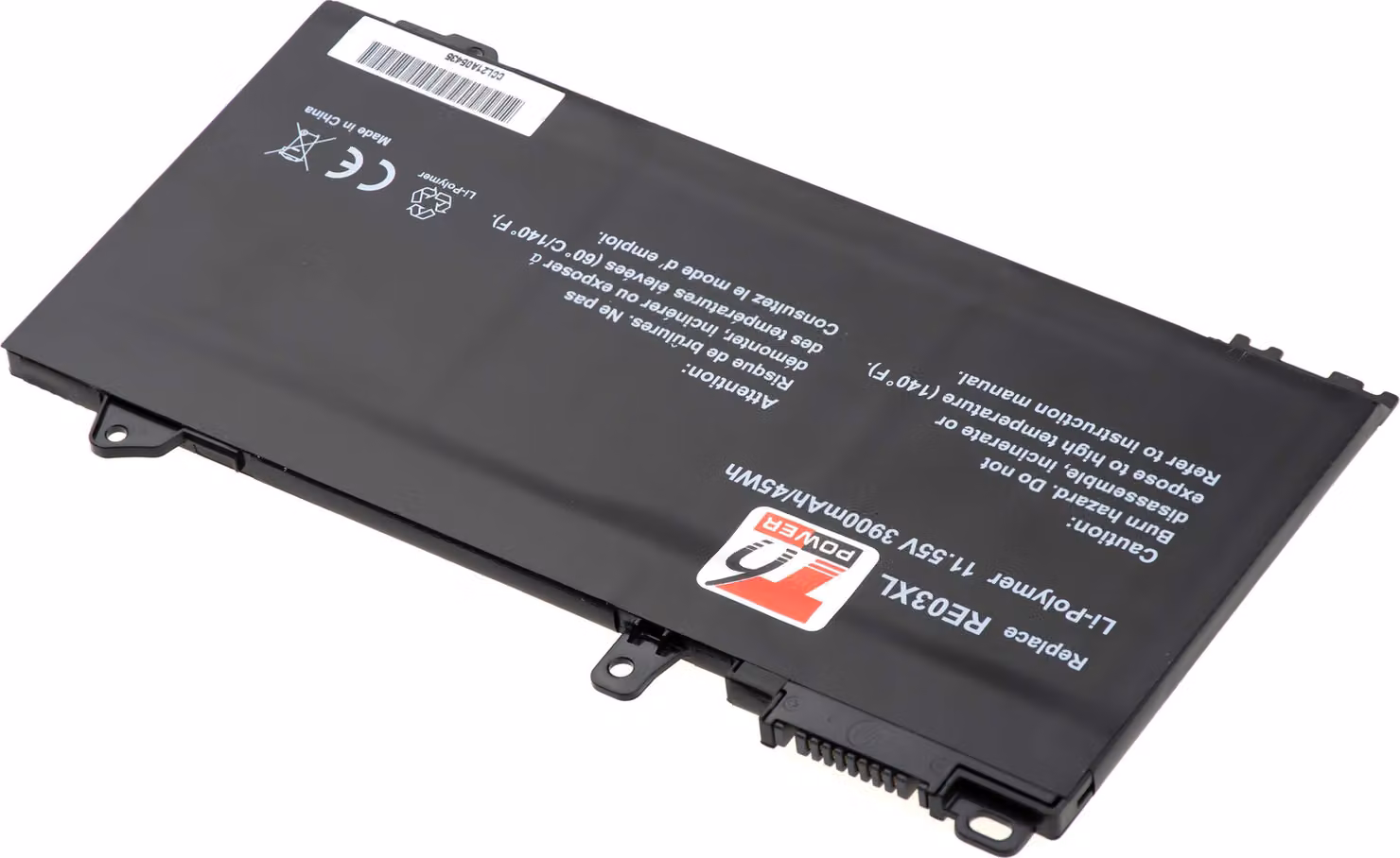 Batteria T6 Power HP ProBook 430 G6, 440 G6, 445 G6, 450 G6, 455 G6, 3900mAh, 45Wh, 3cell, Li-pol