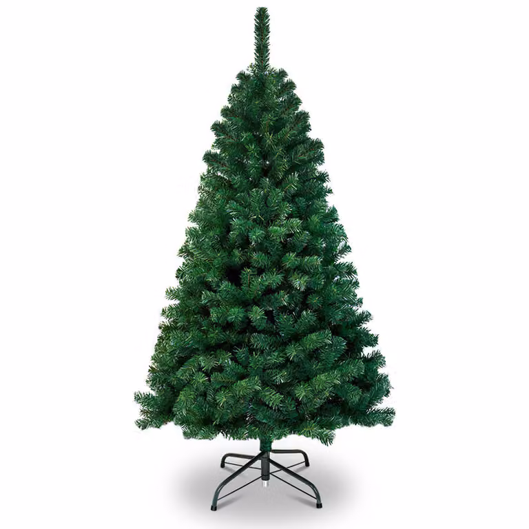 Jopassy Albero di Natale artificiale 180 cm Albero di Natale artificiale con supporto per albero Decorazione natalizia Verde PVC