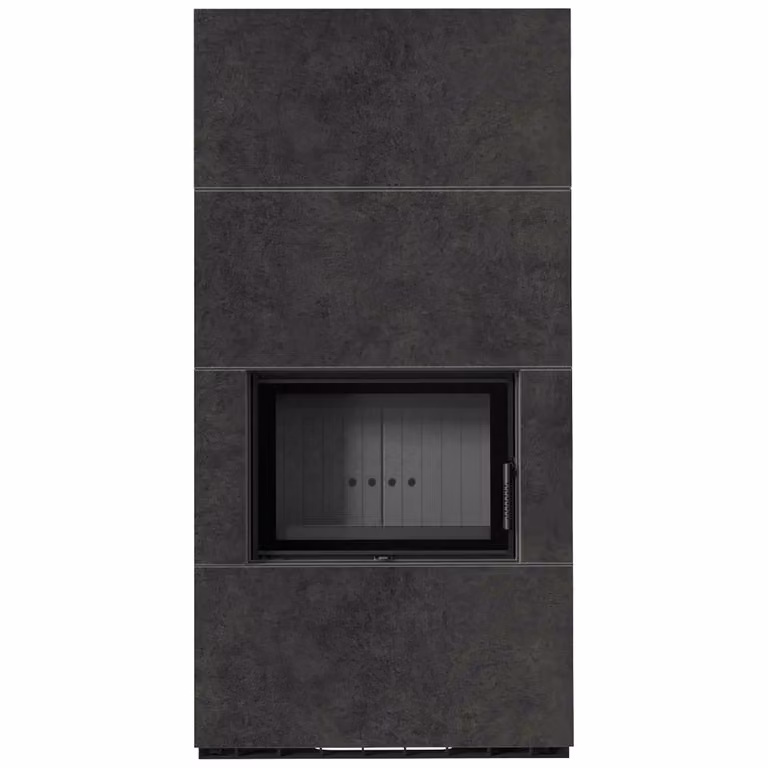 KRATKI FLOKI BOX 8 kW Ø 160 sinterizzazione al quarzo FOKOS GRAFITE rivestimento nero