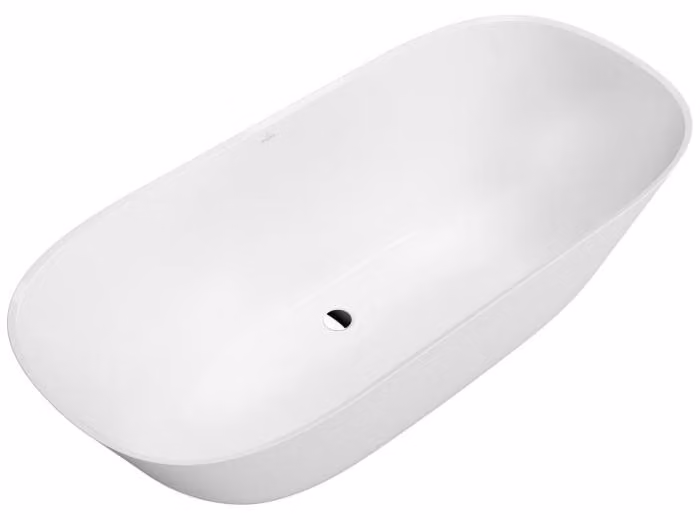 Villeroy & Boch Theano - Vasca da bagno 1750x800 mm, Quaryl, bianco UBQ175ANH7F200V-01