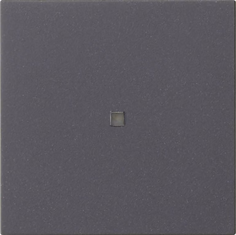 Interruttore rotativo RF per montaggio a parete, 1 modulo, compatibile con sistema KNX, colore antracite, codice prodotto 510428