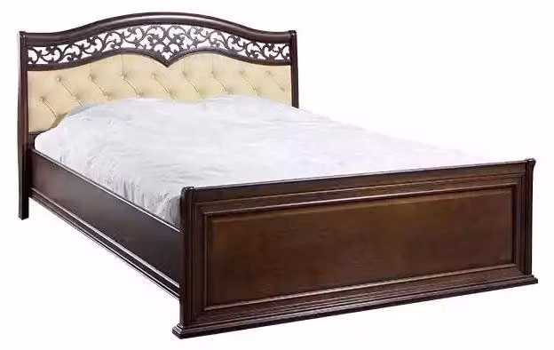 Luxuriöses Schlafzimmer Bett Design Polsterung Doppeltes Hotelbett