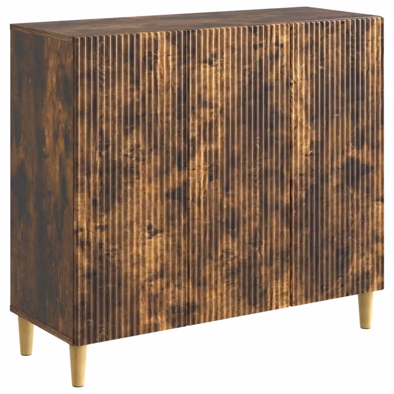Credenza Rovere Fumo 89 x 34,5 x 80 cm Legno ingegnerizzato