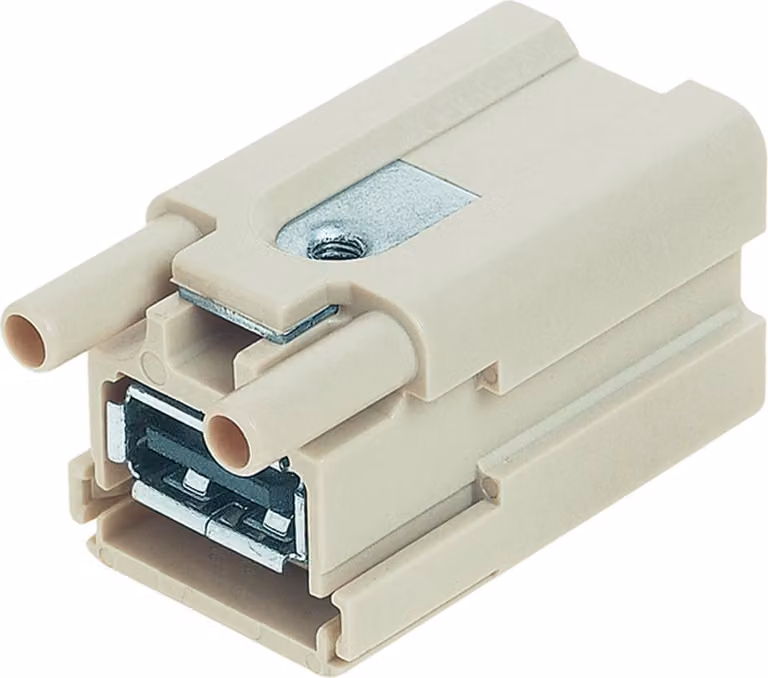 HARTING Han Brid-USB 2.0 inserto femmina (F) accoppiatore femmina / femmina 50V, 1A - 1 pezzo