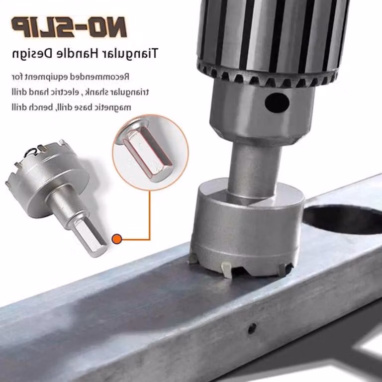 Set di frese in metallo duro per lavorazioni di precisione – Set di 6 punte da trapano in metallo duro, ad alta durata, con diametri da 22 mm, 30 mm, 35 mm, 45 mm, 50 mm e 65 mm