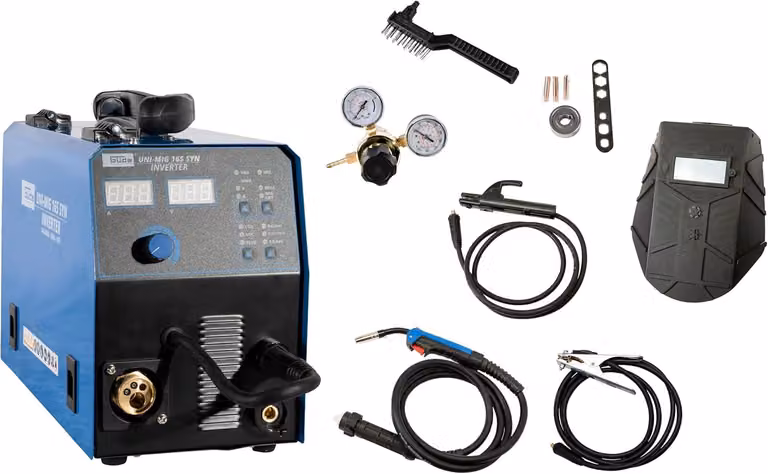 Saldatrice inverter multifunzione - 4-in-1 MIG/MAG/MMA/TIG, saldatrice ad arco con alimentazione a filo continuo, 160 A, con controllo sinergico