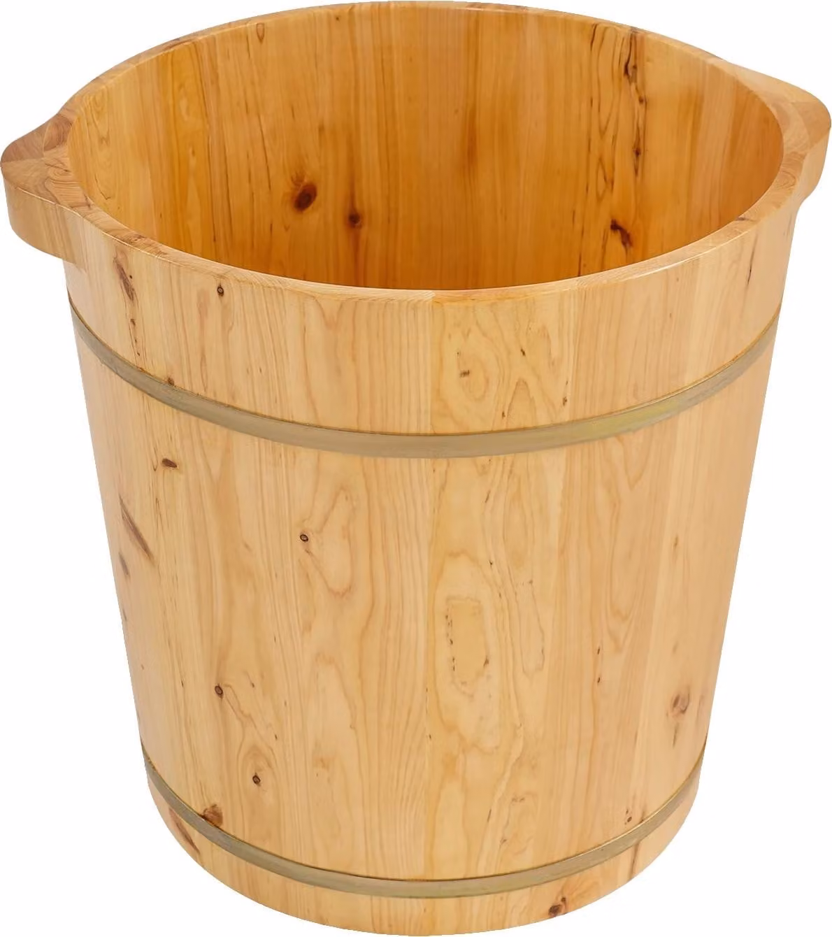 Secchio per pediluvio, uso versatile, design resistente, in legno