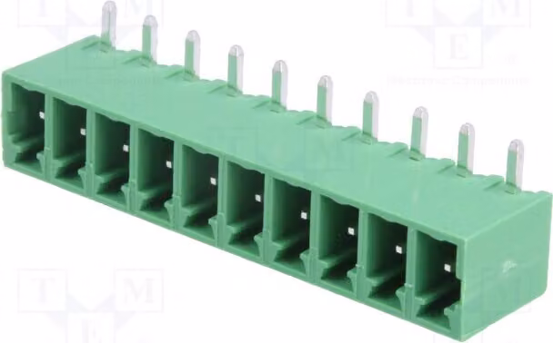 1 x Barra di contatto disattivabile con angolo di 90°, corsa: 3,81 mm, numero di contatti: 10, connettore: 15EDGRC-3.81-10P-14